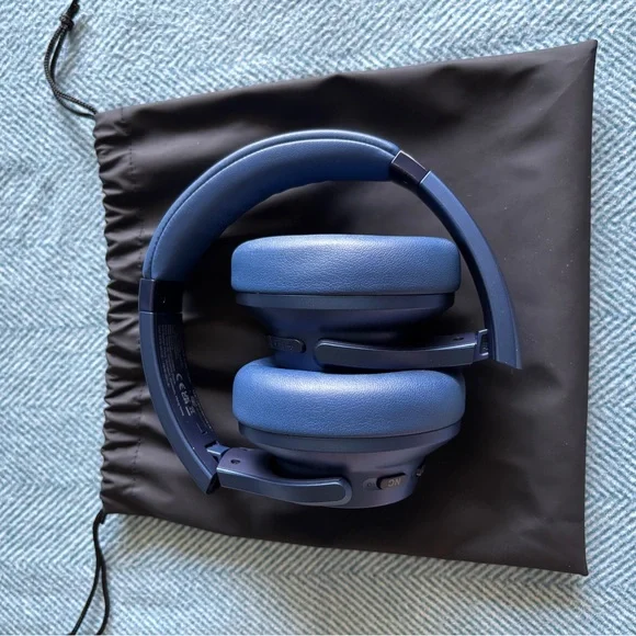 Blue Wireless Over-Ear Headphones